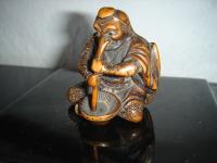 tengu netsuke (carved ivory)