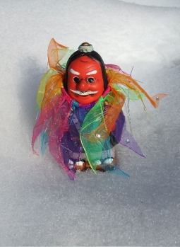 Happy New Year - Tengu in the snow!