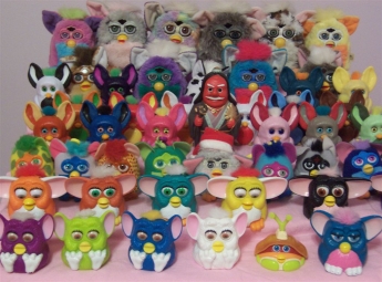 Tengu and Furby friends, courtesy of Ashlyn Neader